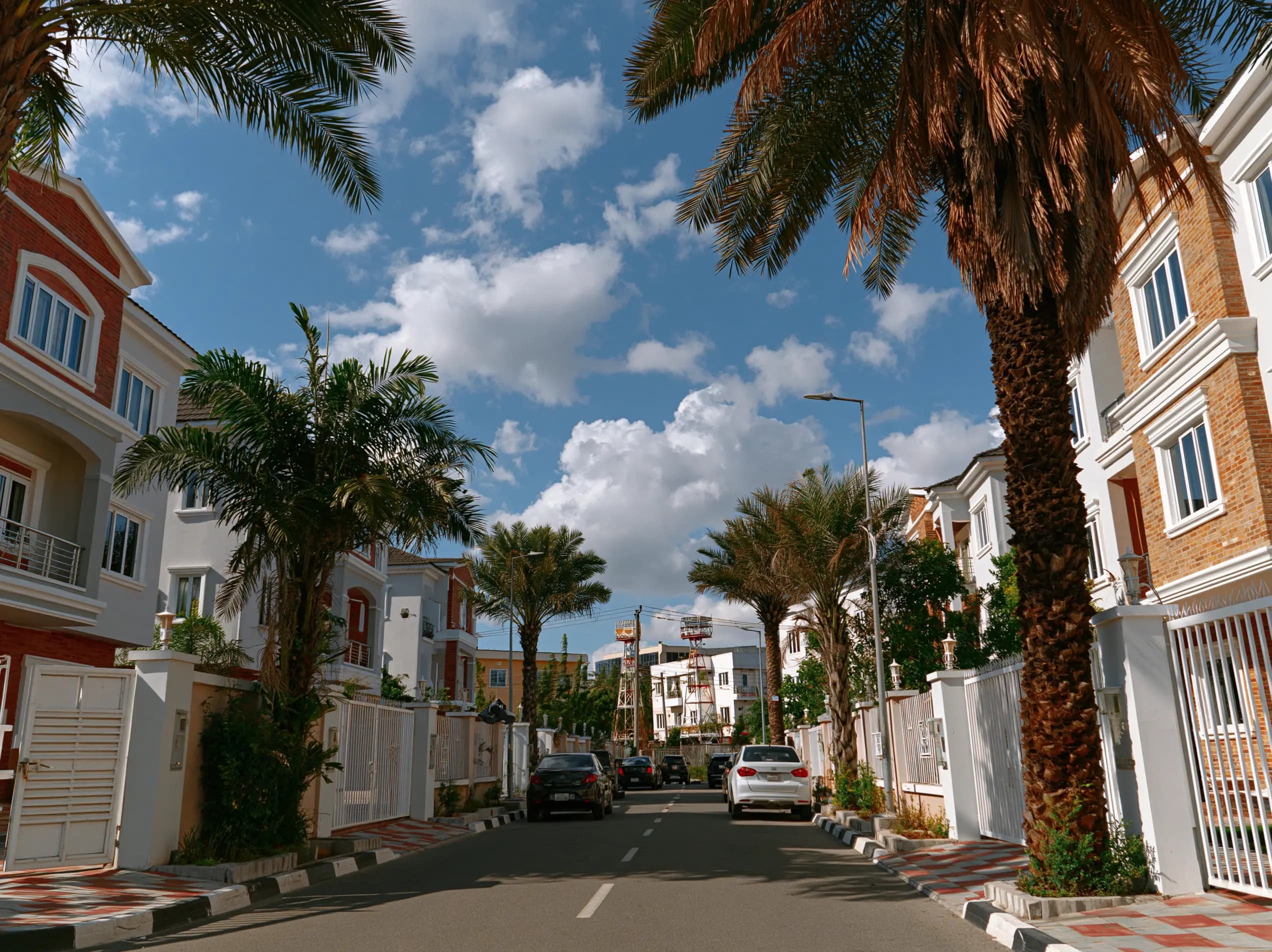 Verified homes on a Lagos estate street